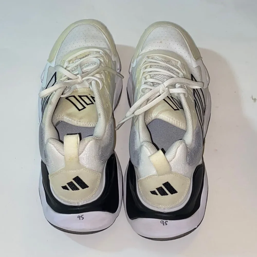 Adidas #335 320 White Mesh Sneakers Size 16 USA